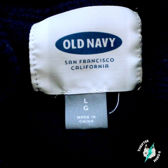 Winter Old Navy Neon and White Sweater - Picture 3 of 3